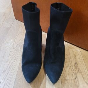 Steve Madden Black Ankle Booties